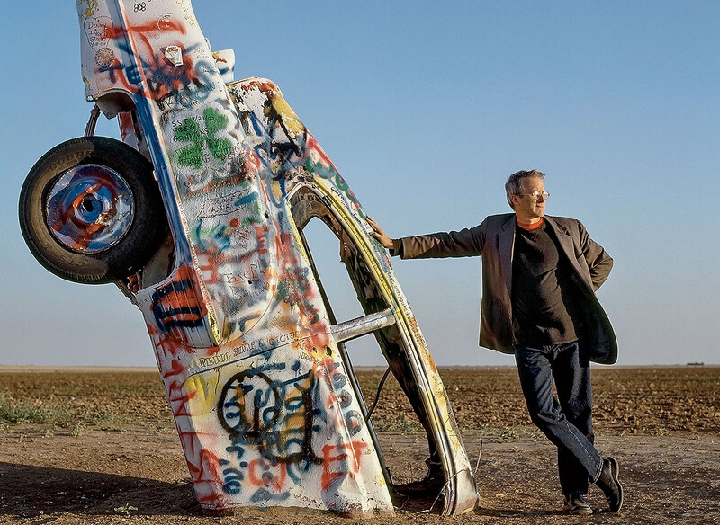 Chip Lord and Cadillac Ranch
