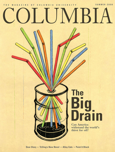 Summer 2018 cover of Columbia Magazine featuring illustration by Daniel Bejar