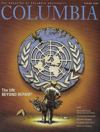 Spring 2006 cover of Columbia Magazine