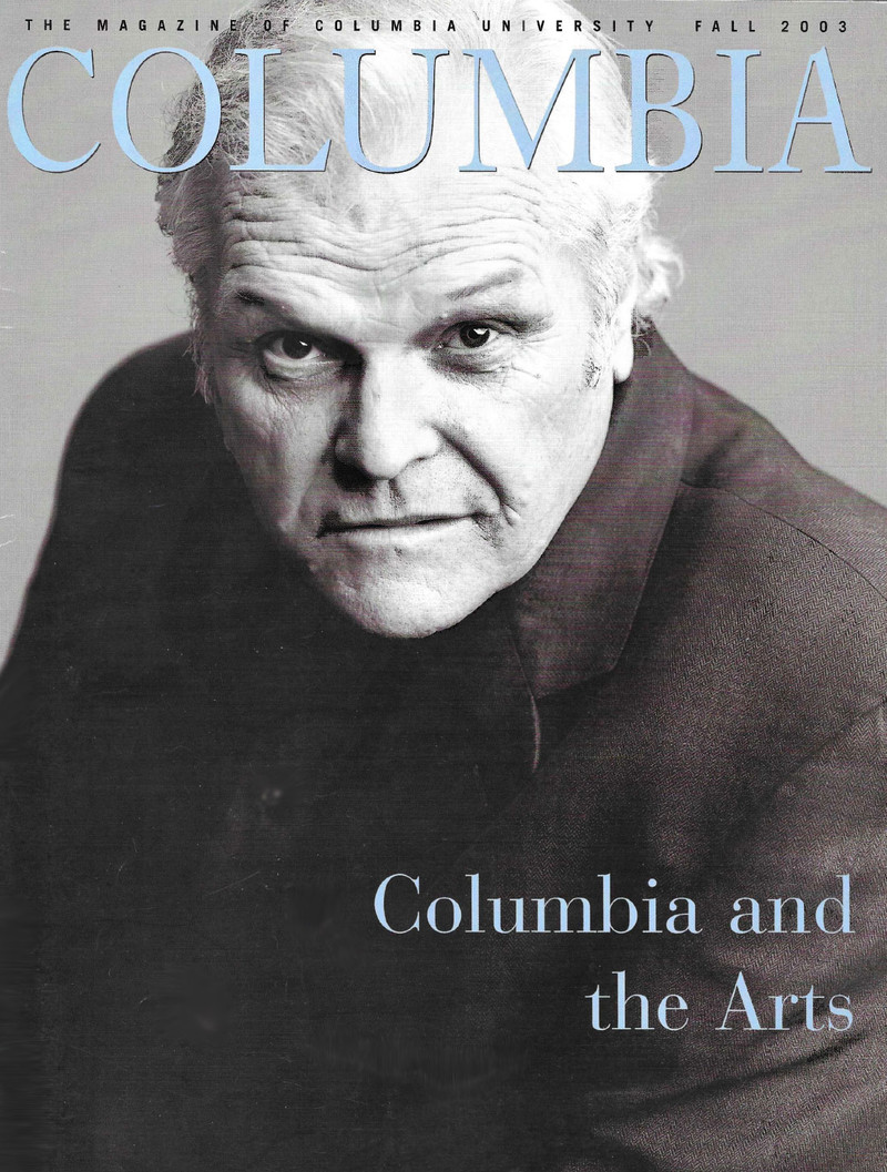 Brian Dennehy on the Fall 2003 cover of Columbia Magazine