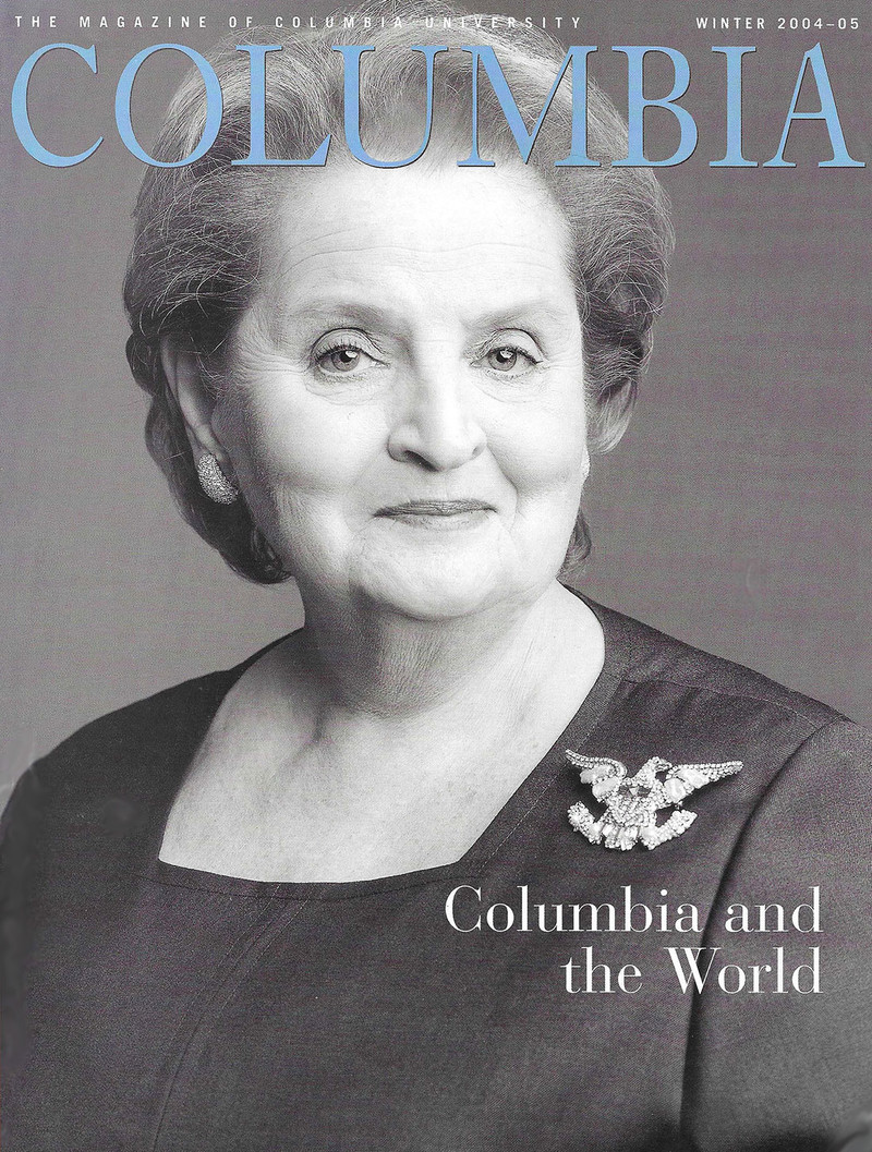 Winter 2004-05 cover of Columbia Magazine with a photo of Madeleine Albright