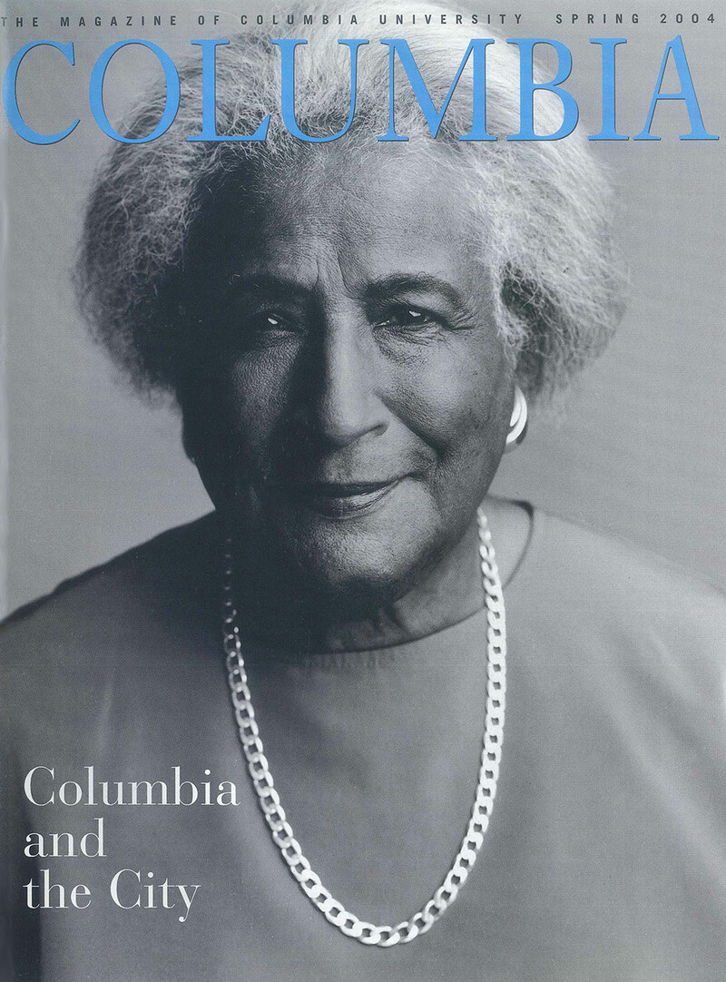 Spring 2004 cover of Columbia Magazine with photo of Constance Baker Motley