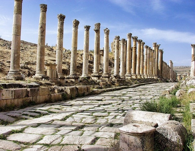 Ancient columns