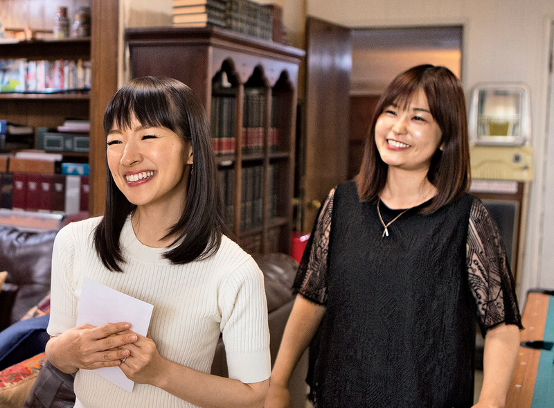 Marie Kondo and her translator, Marie Iida