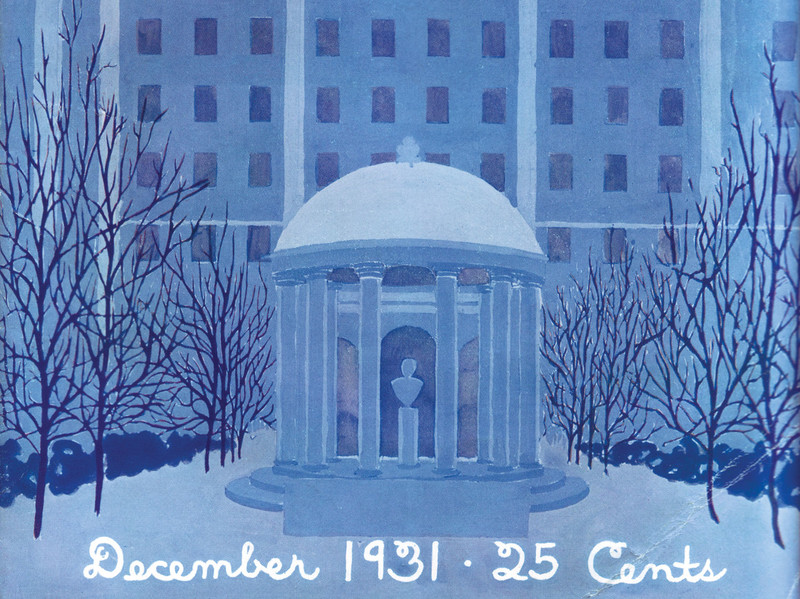 December 1931 cover of Columbia Jester magazine