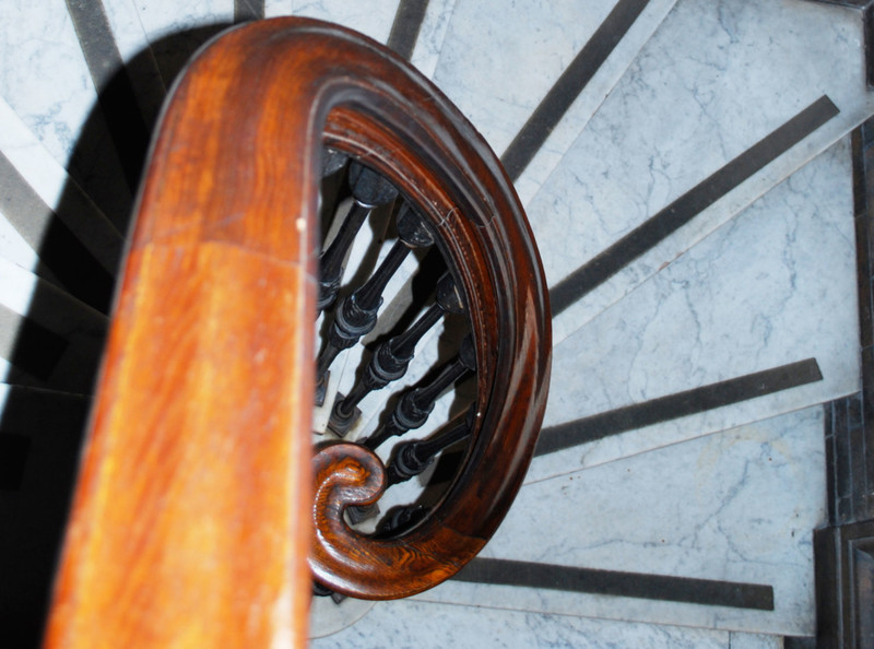 Staircase of St. Paul's Chapel at Columbia University