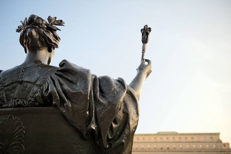 Columbia Alma Mater statue