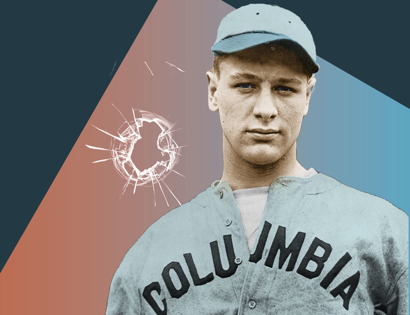 Lou Gehrig in Columbia Baseball uniform