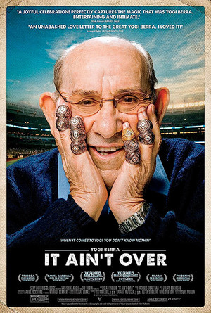 Poster of It Ain't Over, a documentary about Yogi Berra