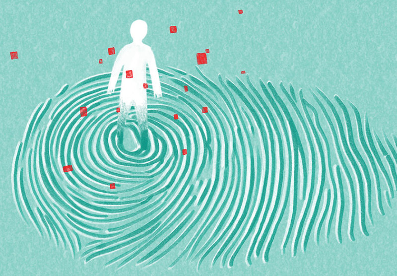 Illustration of a fingerprint