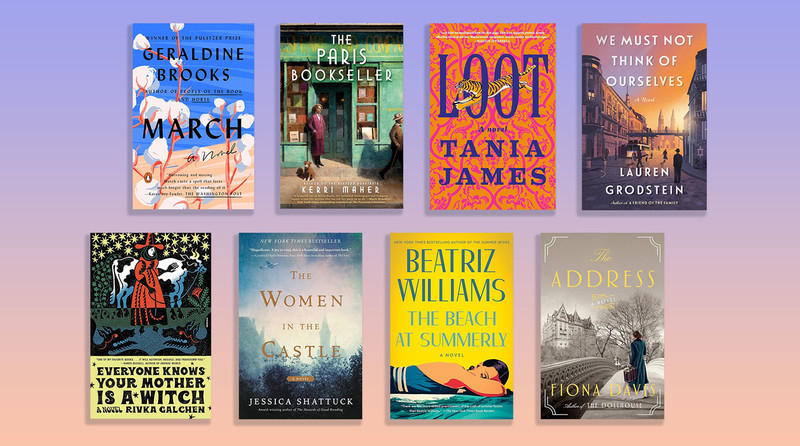 8 book covers on historic fiction