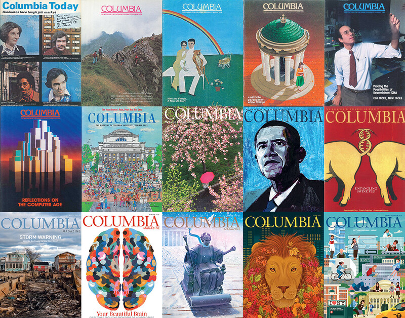 Covers of Columbia Magazine