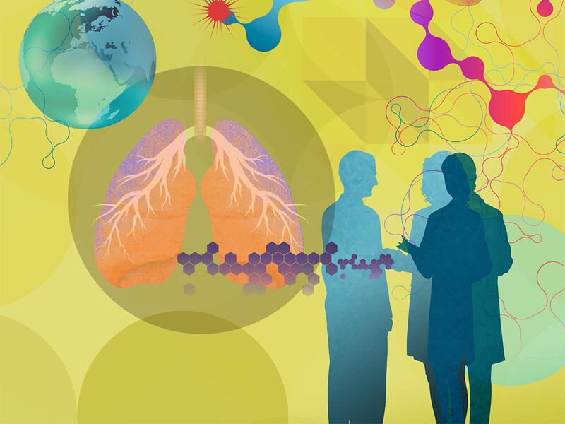 illustration of cancer screening conversation