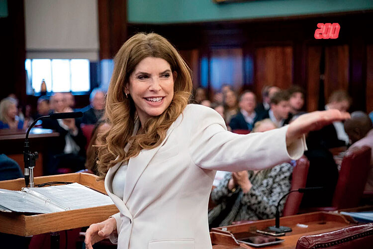 New York City Council speaker Julie Menin