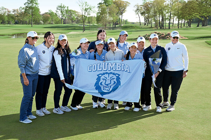 The Columbia women's golf team wins the 2026 Ivy League Championship