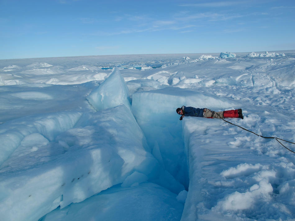 Marco Tedesco in Greenland