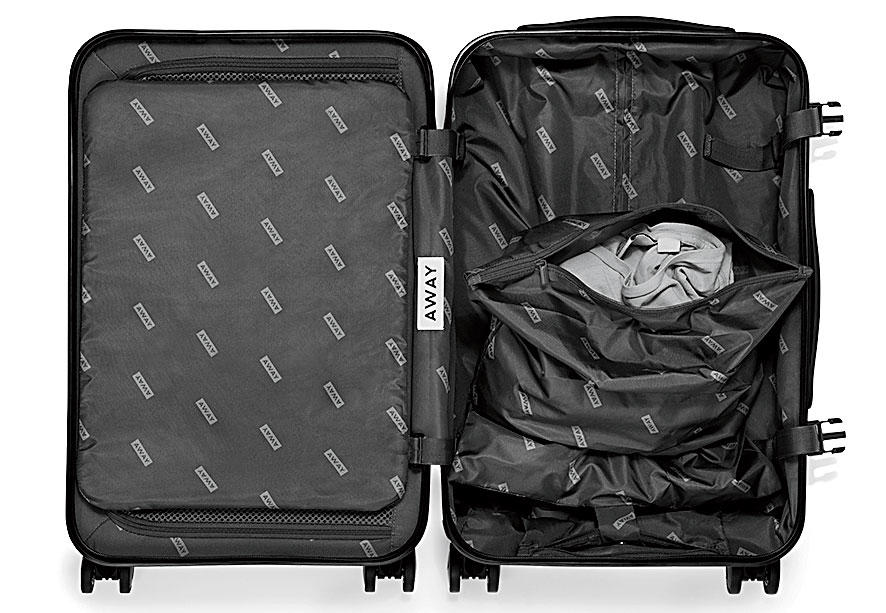 hard suitcase black