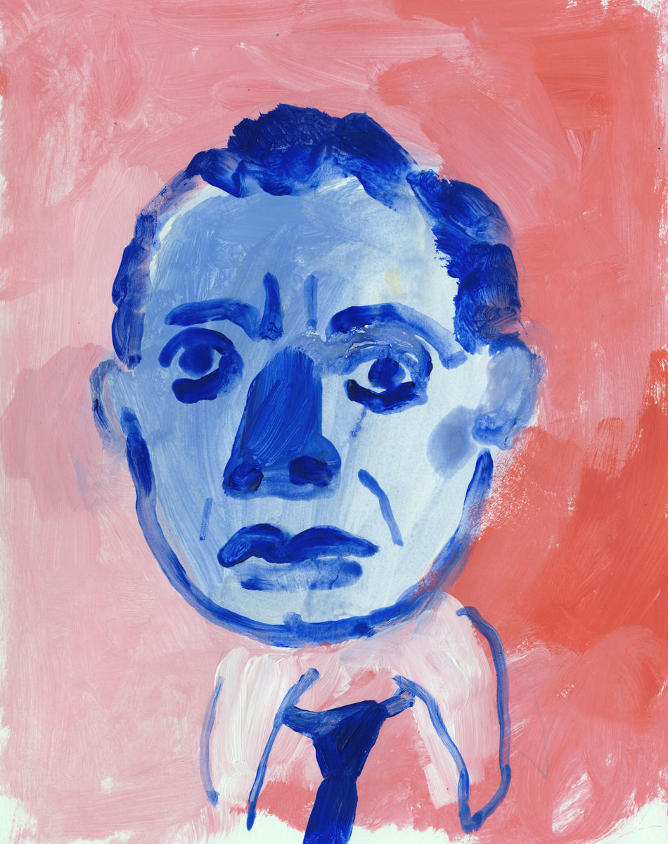 Painting of James Baldwin