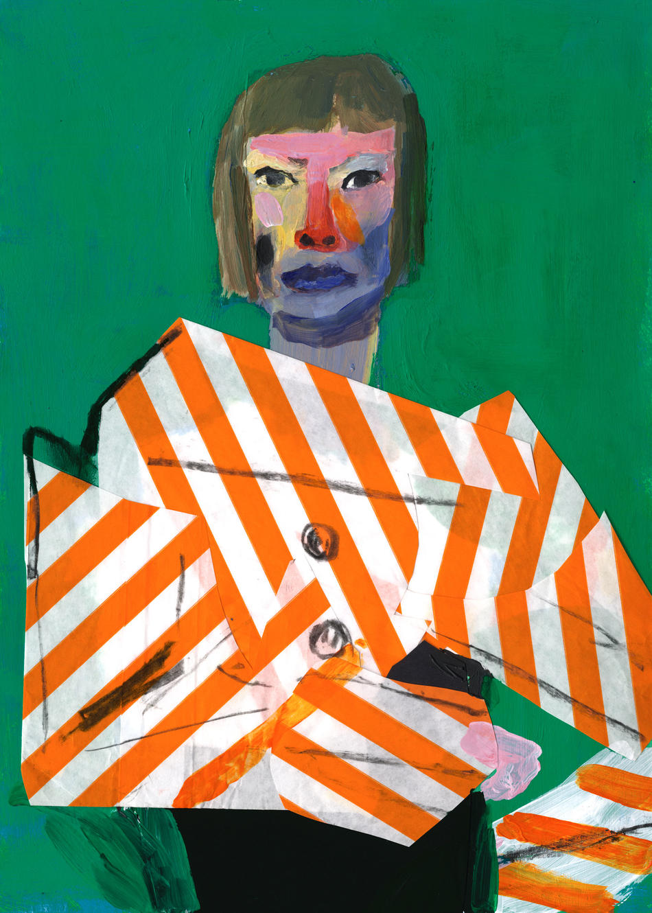 Painting of Joan Didion