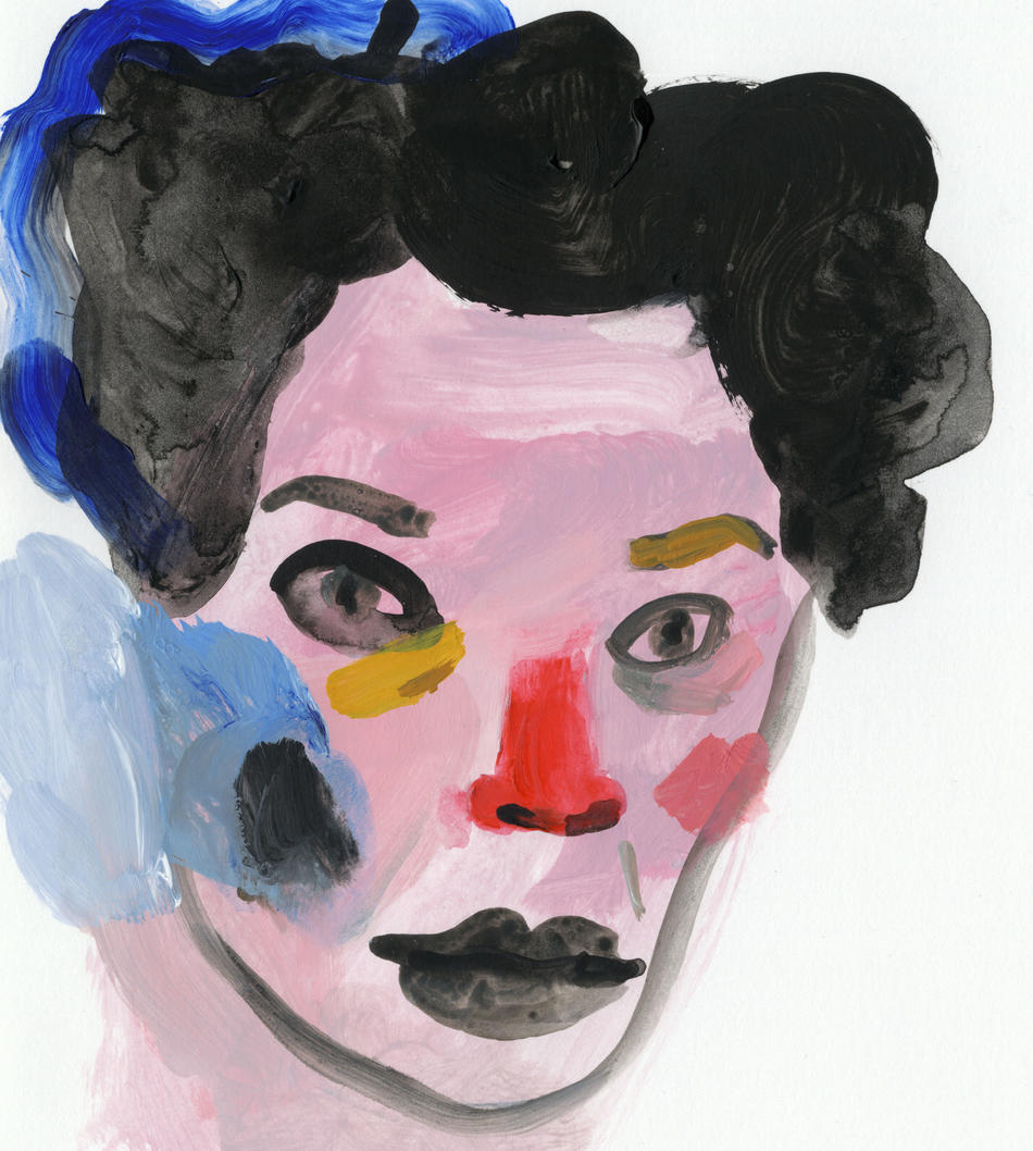 Painting of Vivian Gornick