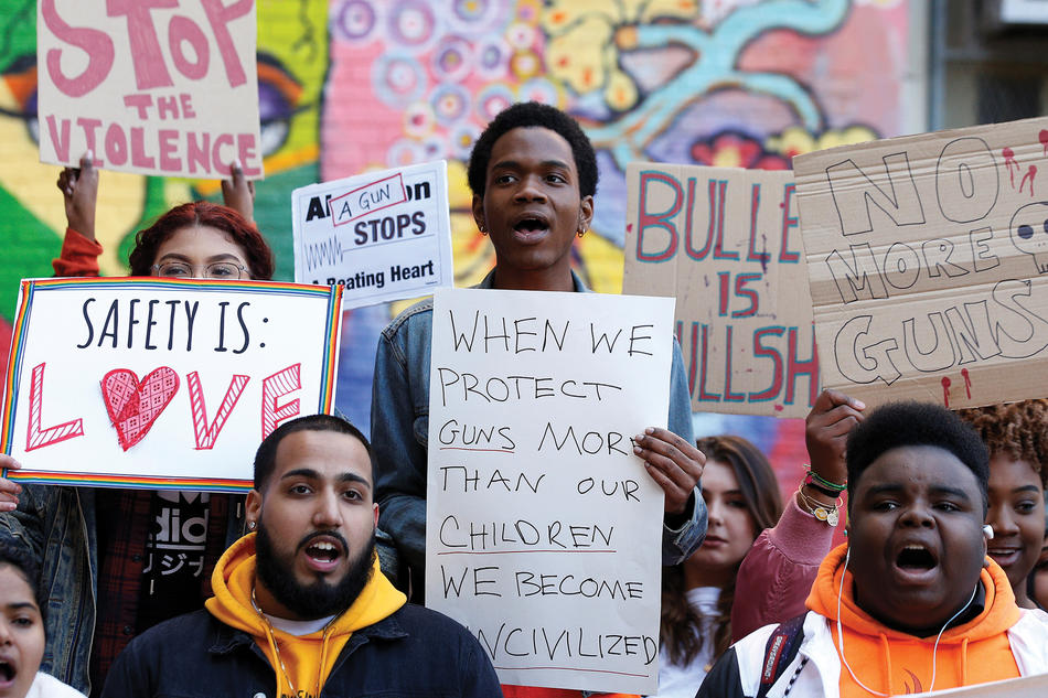 Students protesting