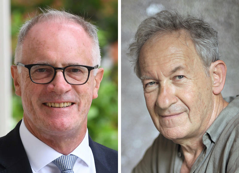 Alex Halliday and Simon Schama