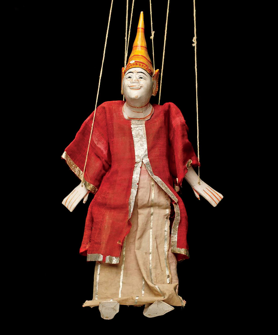 Yoke thé marionette puppet from Burma