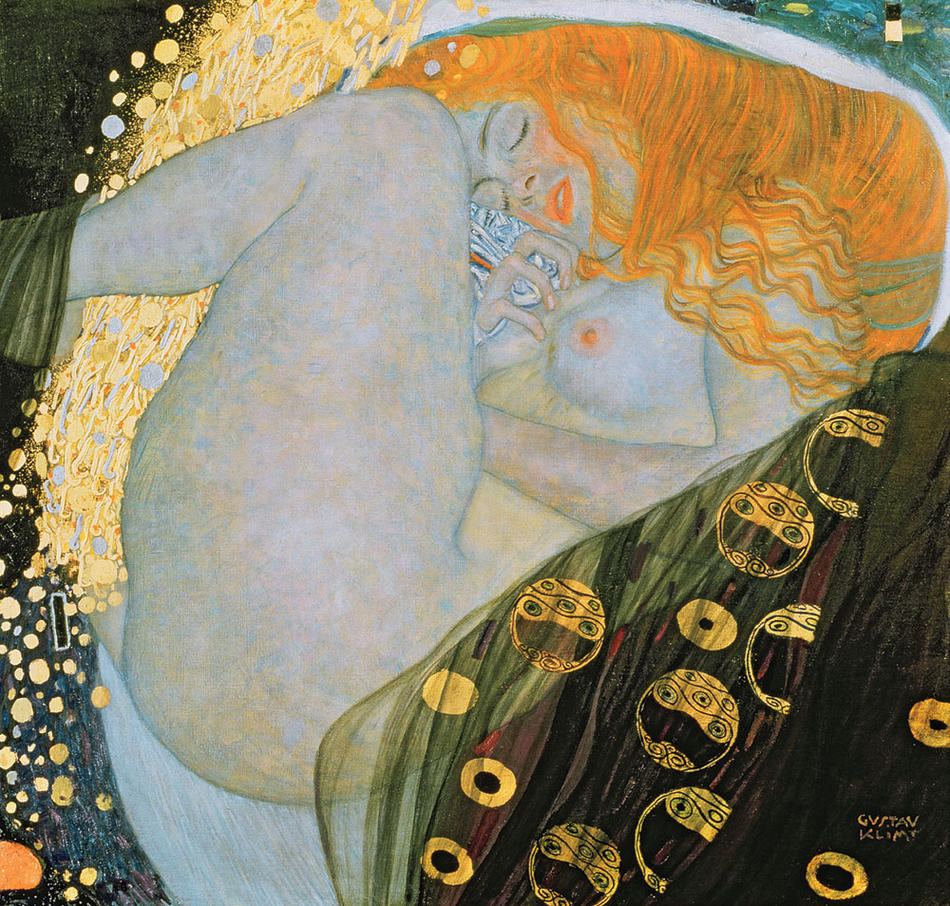 "Danae" by Gustav Klimt