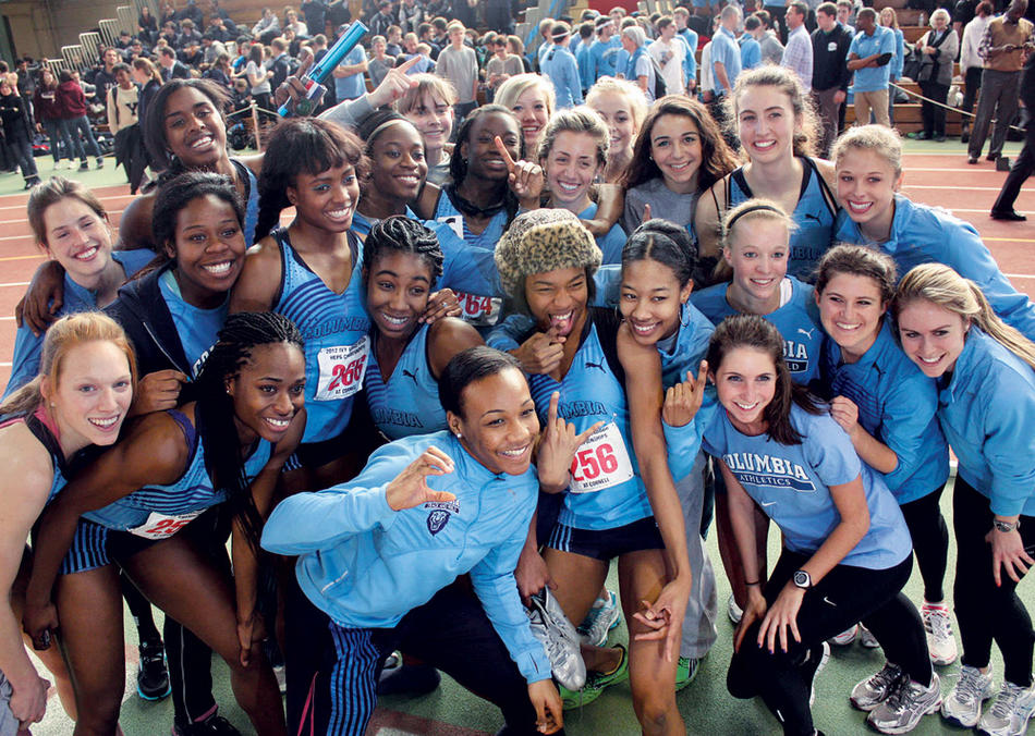 Columbia women's track and field team