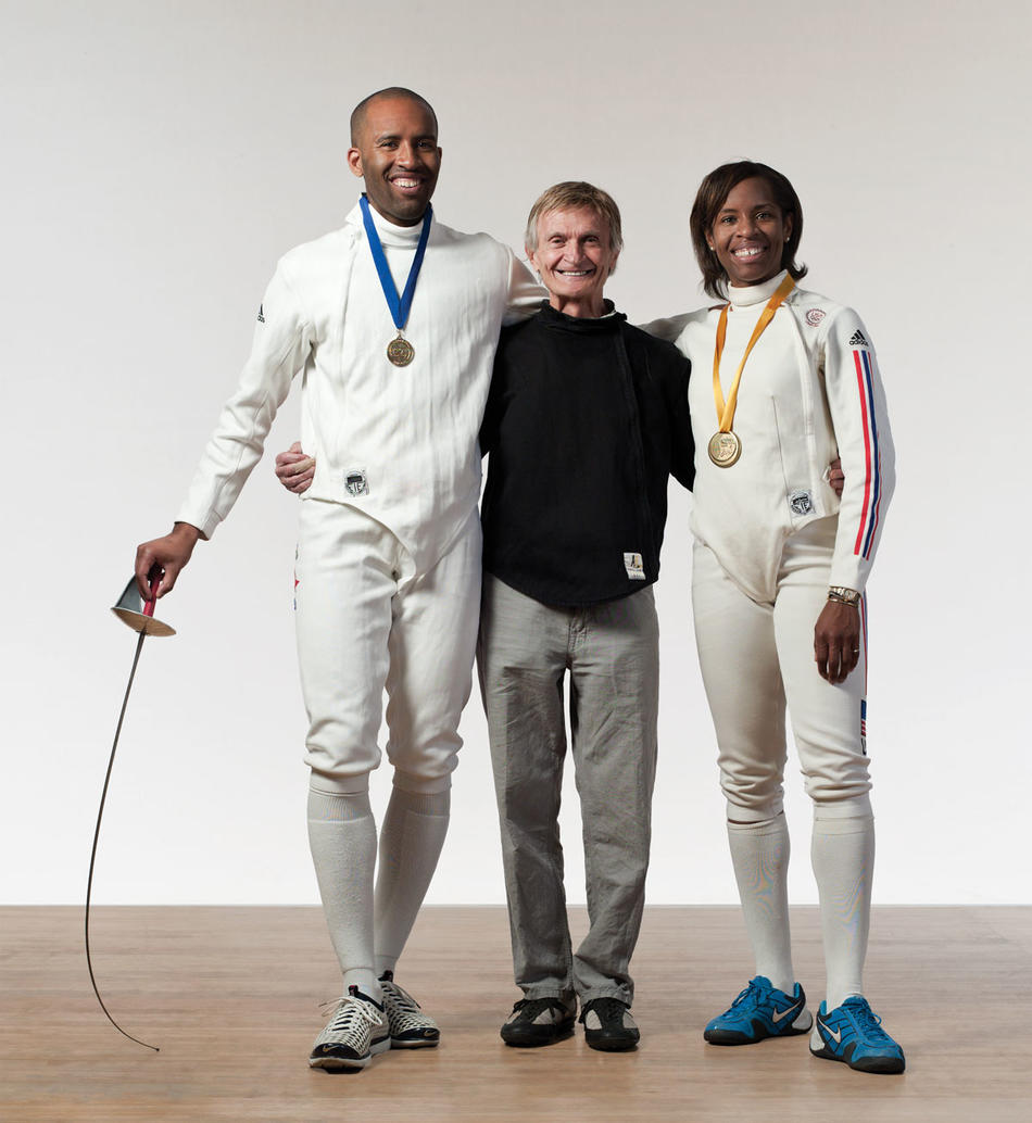 Aladar Kogler with Keeth Smart and Erinn Smart