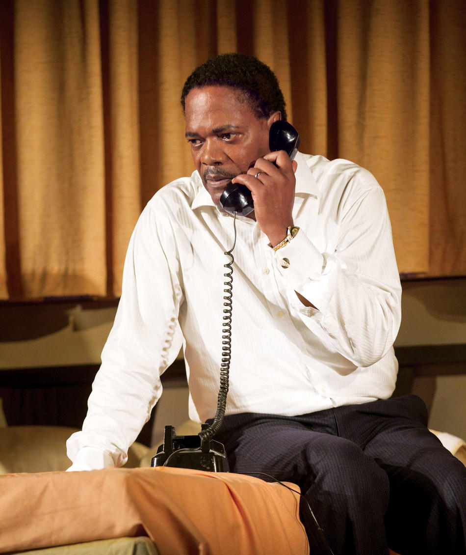 Samuel L. Jackson as Martin Luther King Jr. in "The Mountaintop"