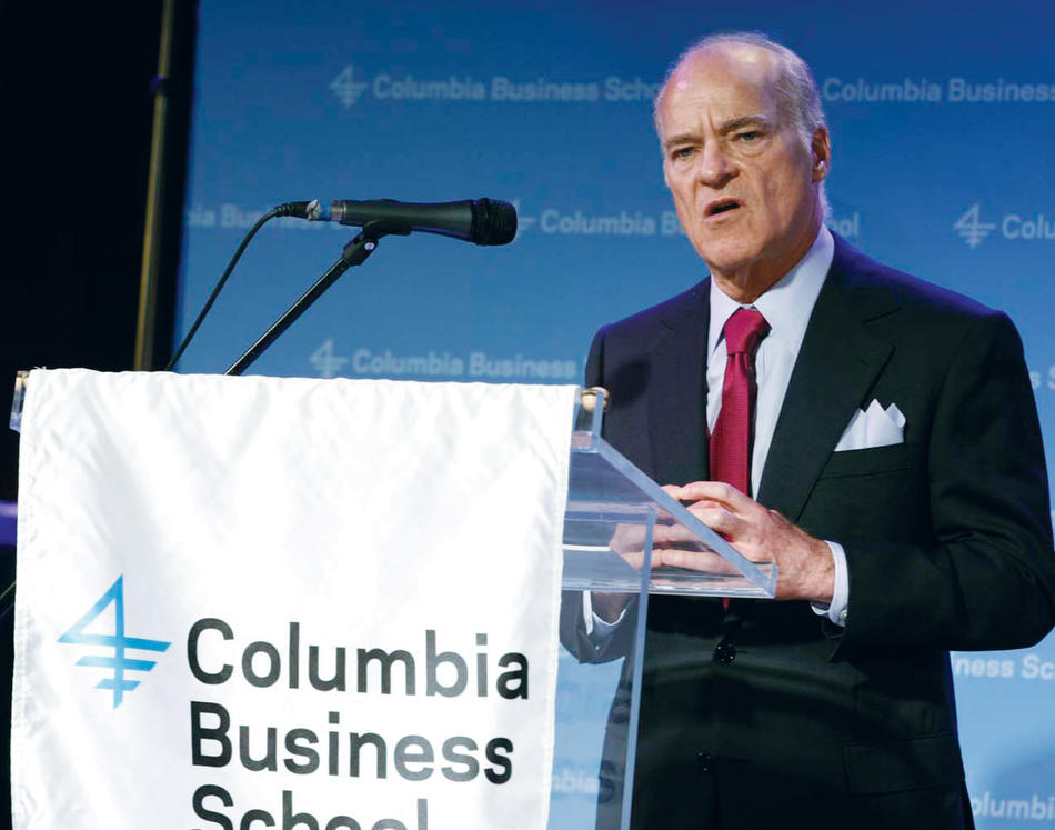 Henry R. Kravis announces his $100 million pledge to Columbia Business School on October 5