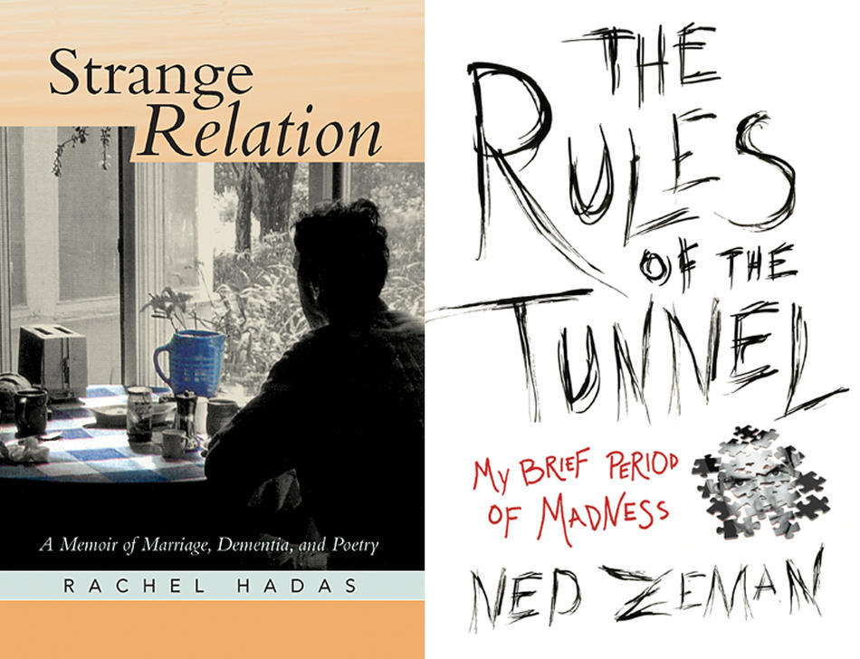 Book covers: "Strange Relation" and "The Rules of the Tunnel"