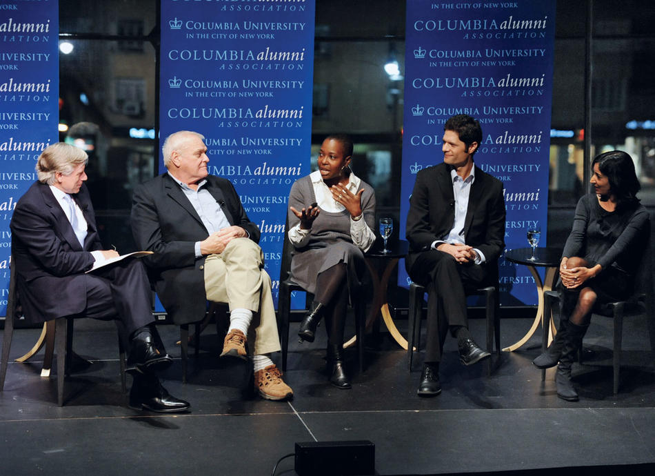 Panelists at Columbia Alumni Association "Unlocking Creativity" discussion
