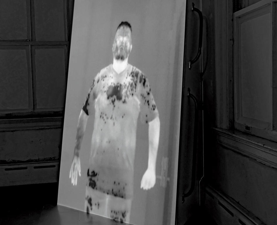 Breath, Ascent, Reveal, video installation, by Asif Mian (2018)