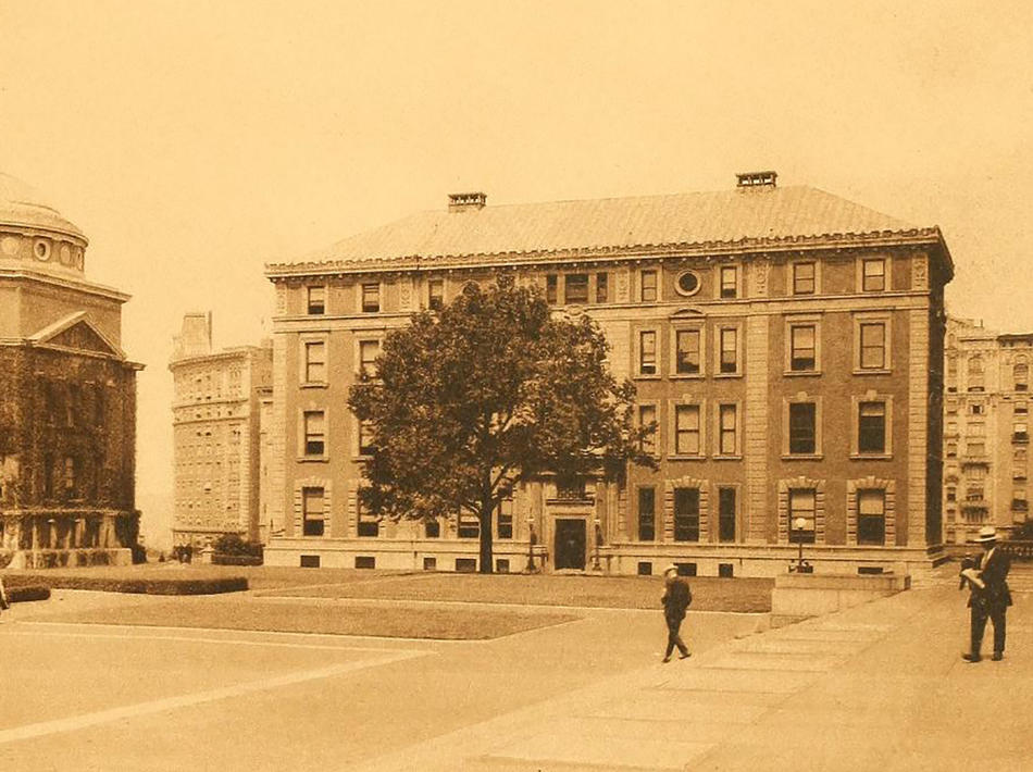 Photo of the Columbia Mathematics building in 1920.