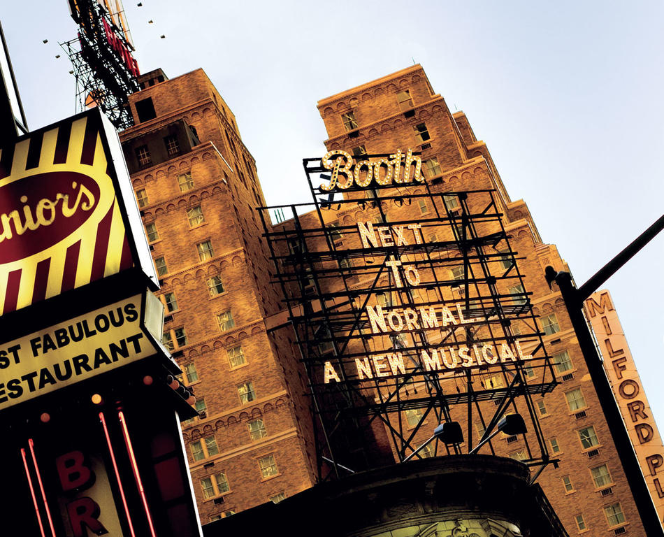 Sign for "Next to Normal" on Broadway