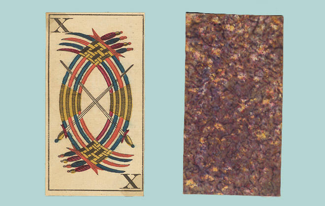 Standard deck of playing cards with Italian suits, Ant. Herrl (publisher) Gratz, Austria, 1790.