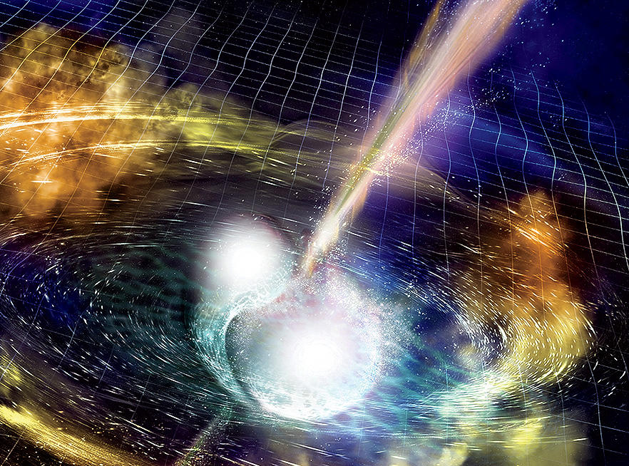 Rendering of neutron star