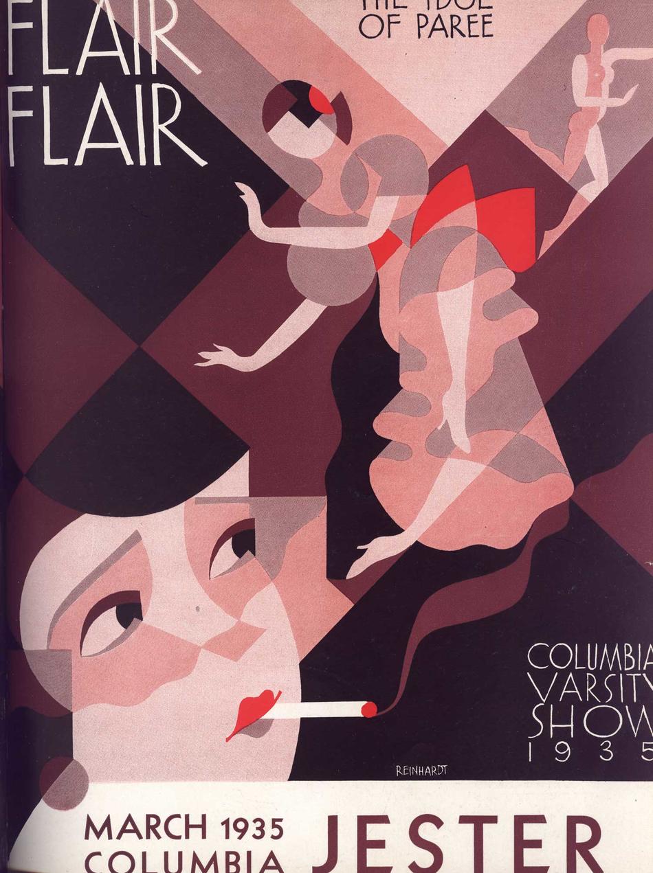 March 1935 issue of the Columbia Jester, art by Ad Reinhardt