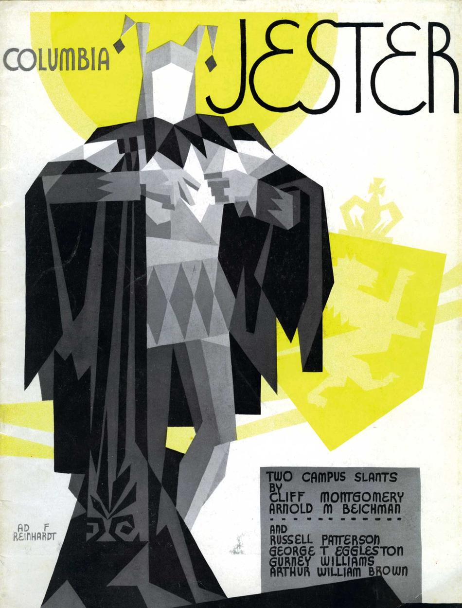 February 1934 cover of the Columbia Jester