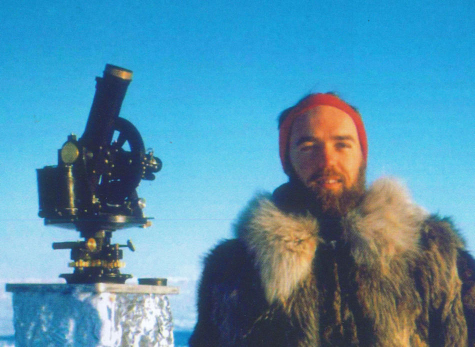 Ken Hunkins in Antarctica in 1957