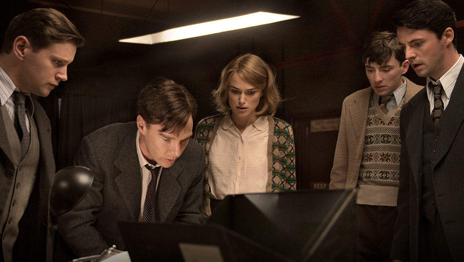 Benedict Cumberbatch (second from left) in "The Imitation Game" (StudioCanal).
