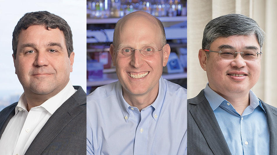 New Columbia trustees Dean Dakolias, Jonathan Rosand, and Fermi Wang
