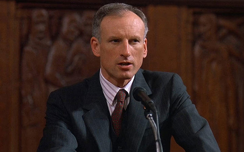 James Rebhorn in "Scent of a Woman"