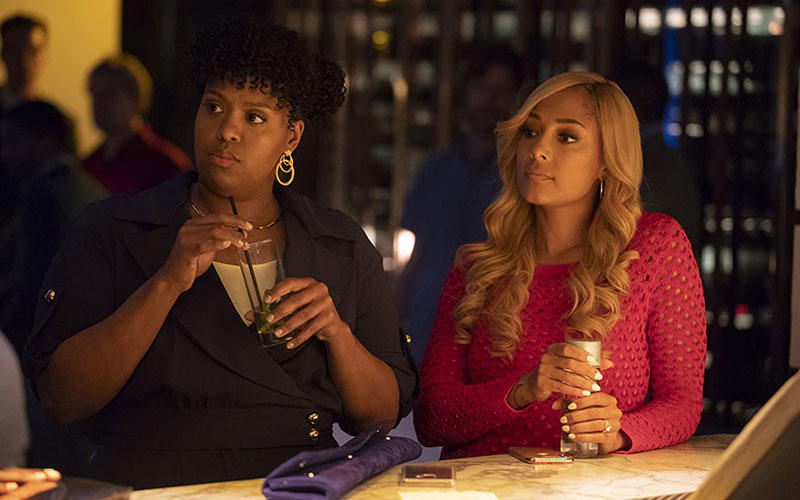 Amanda Seales (right) with Natasha Rothwell in "Insecure." (imdb.com)