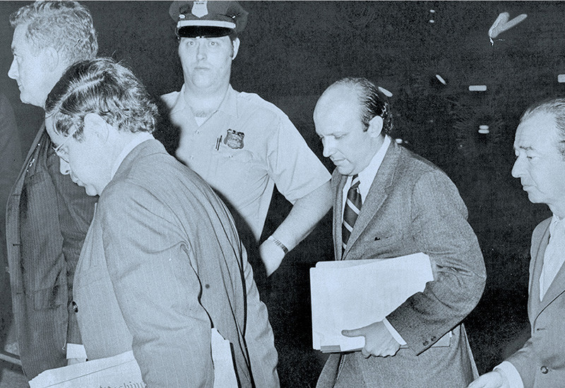 Max Frankel, Floyd Abrams and Alexander Bickel entering court for the Pentagon Papers case