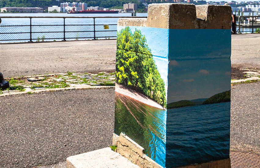 From Source to Spout exhibition: 74th St. playground / Neversink Reservoir, Sullivan County