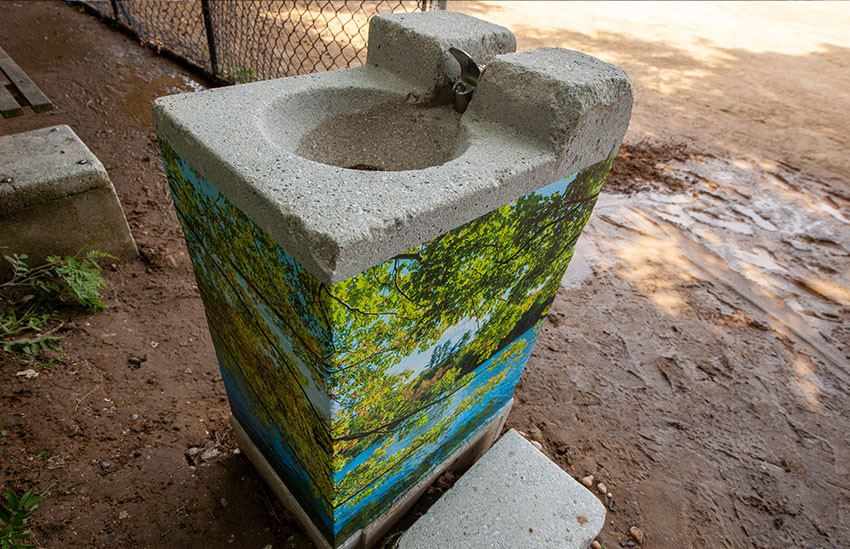 From Source to Spout exhibition: 148th St. dugout 8 / Kensico Reservoir, Westchester County
