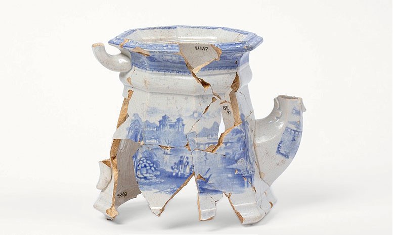 A vintage teapot